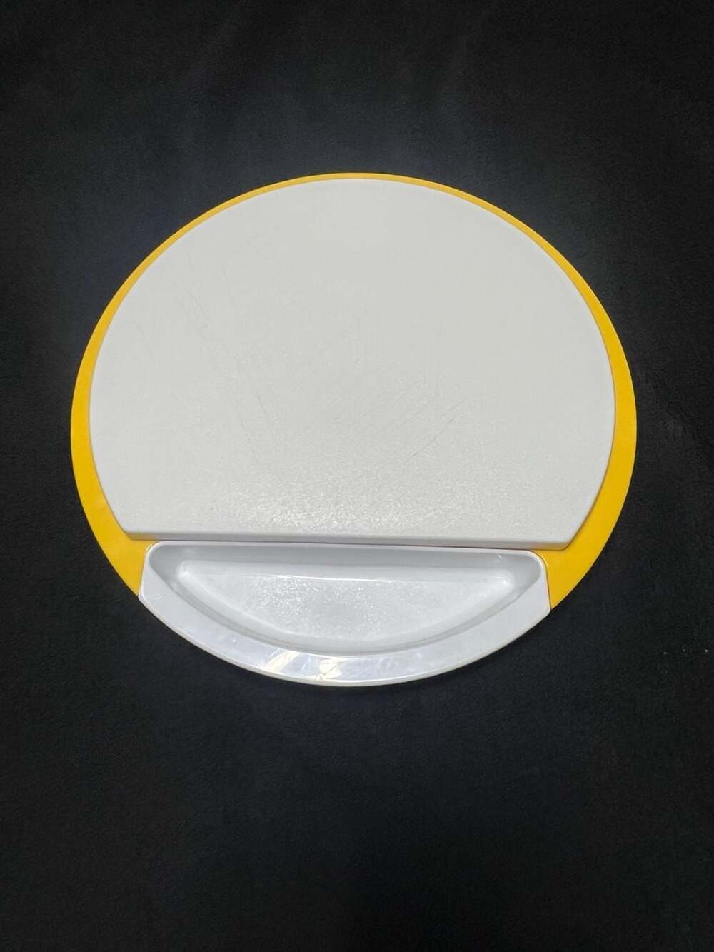 Tupperware Mandolin Cutting Board Slicer Top Lid Yellow White